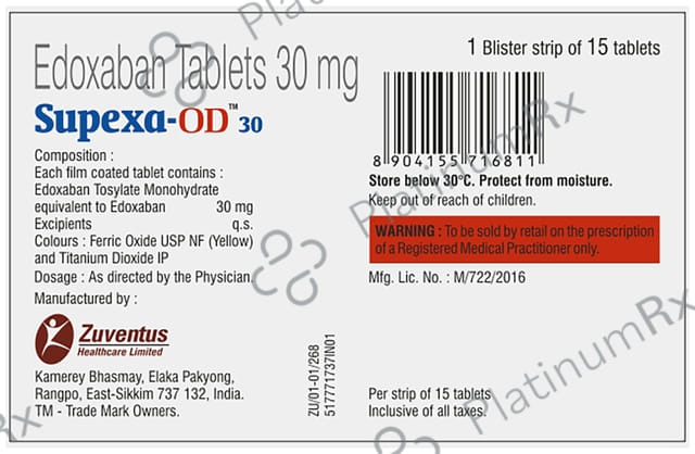 Supexa OD 30mg Tablet 15s