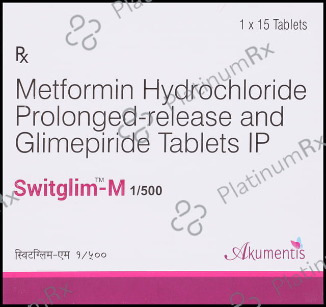 Switglim M 1/500mg Tablet 15s