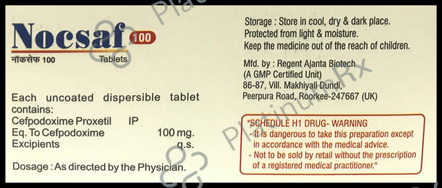 Nocsaf 100 Tablet DT