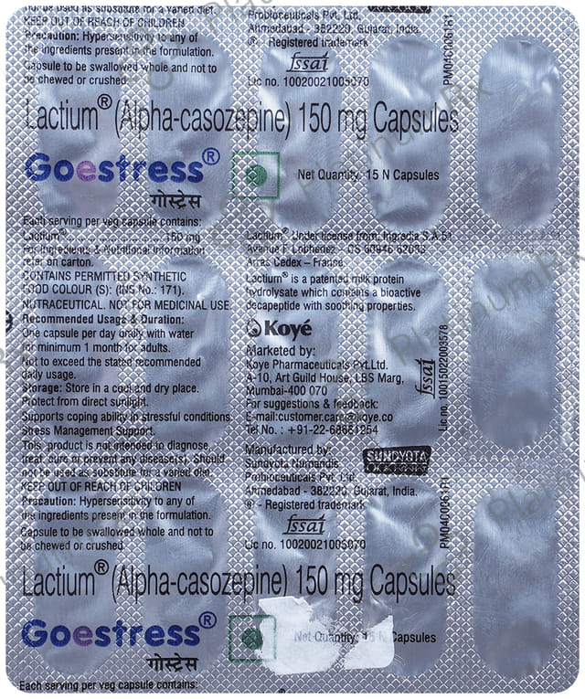 Goestress 150mg Capsule 15s