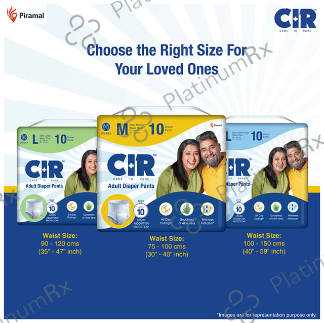 CIR Adult Diaper Pants Medium 10s
