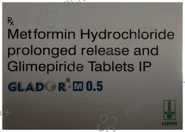 Glador M 0.5/500mg Tablet PR 10s