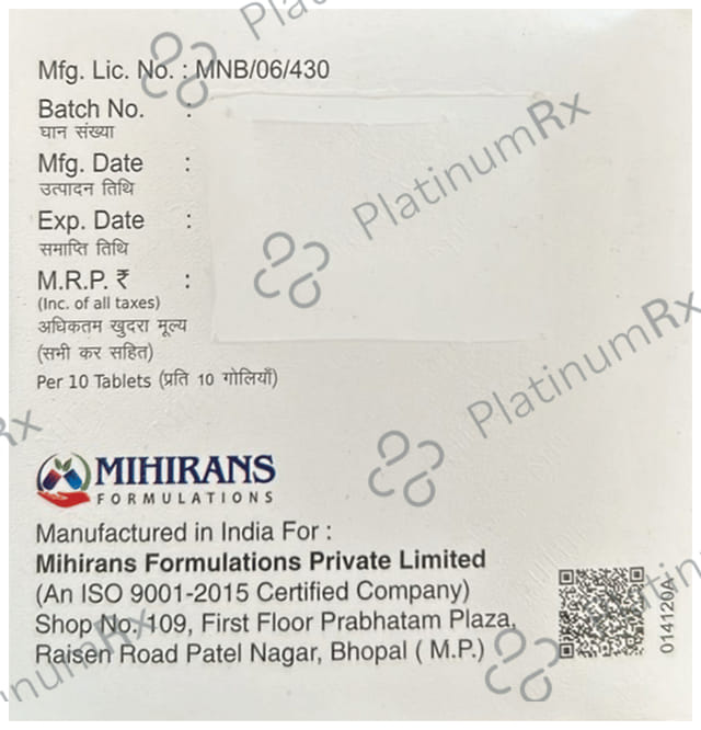 Mihnax 500mg Tablet 10s