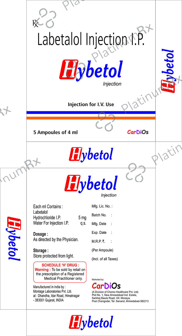 Hybetol 20mg Injection 1s