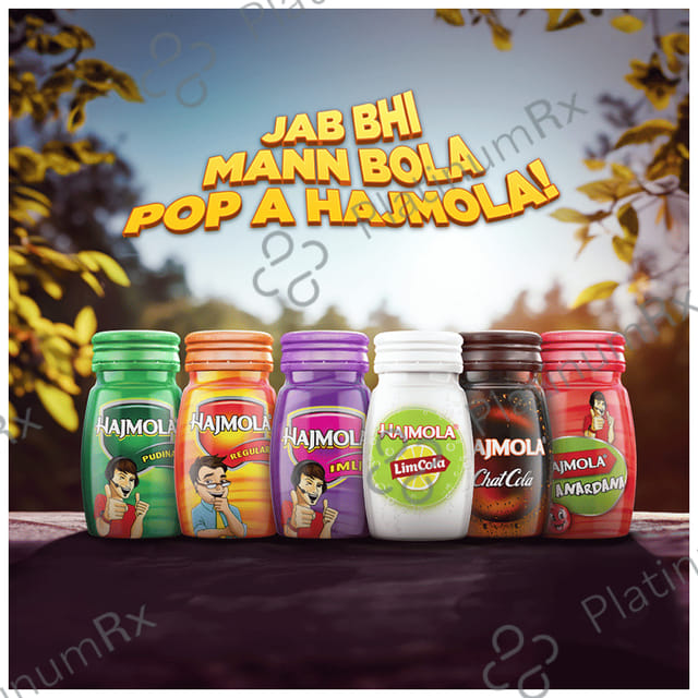 Dabur Hajmola Regular Flavour Supports Digestive Health Tablet 120s