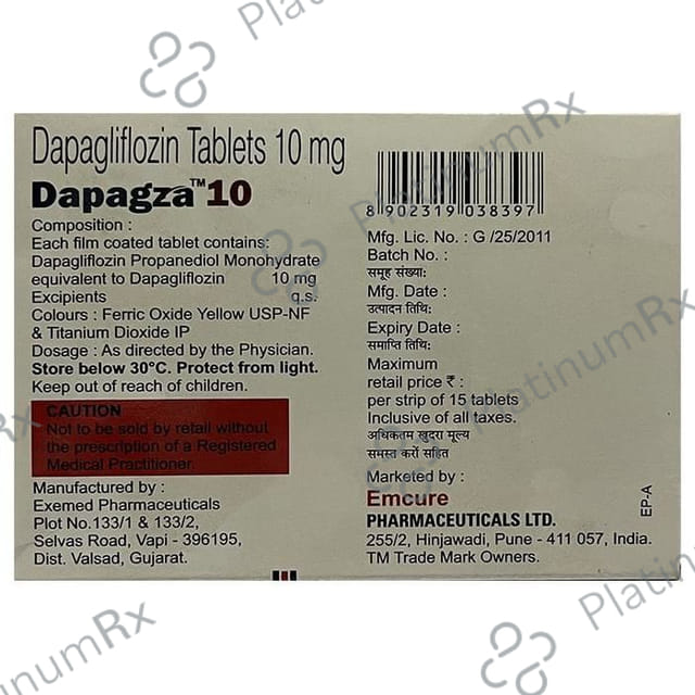 Dapagza 10 Tablet