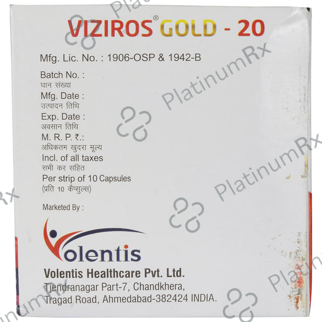 Viziros Gold 20 Tablet