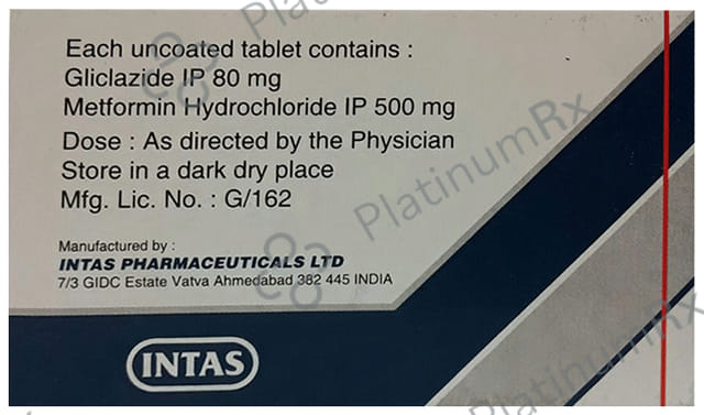 Nuzide M 80/500mg Tablet 10s