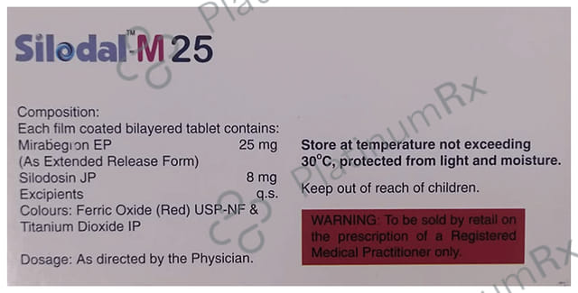 Silodal M 25/8mg Tablet 10s