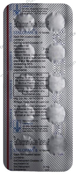 Stalopam 5mg Tablet 10s