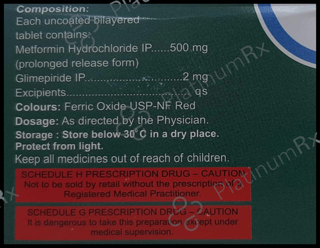 Prime G 2/500mg Tablet PR 10s