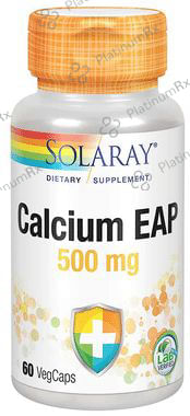 Solaray Calcium EAP 500mg Vegcap