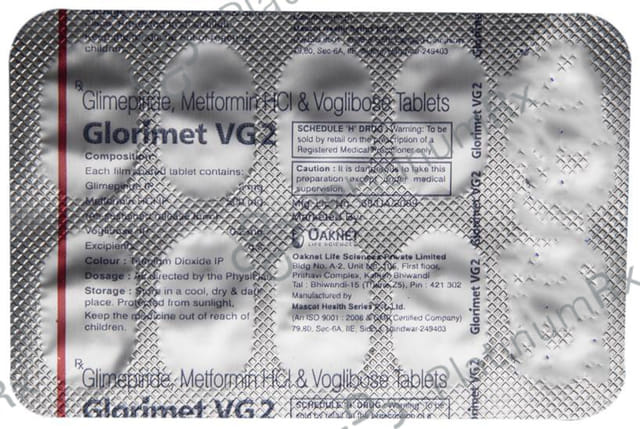 Glorimet VG2 Tablet SR
