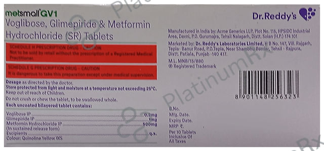 Metsmall GV 1 Tablet SR 10s