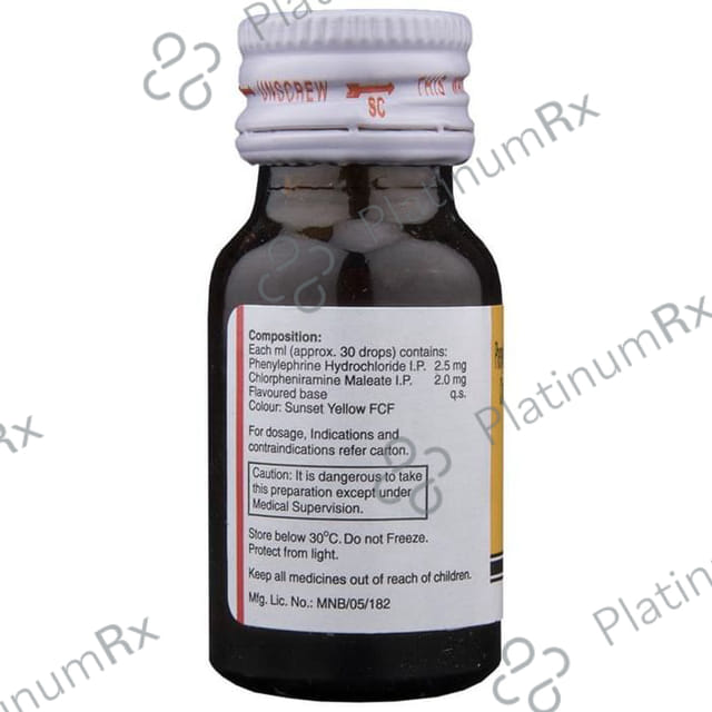 Alex Plus Paediatric 2/2.5mg Oral Drop 15ml