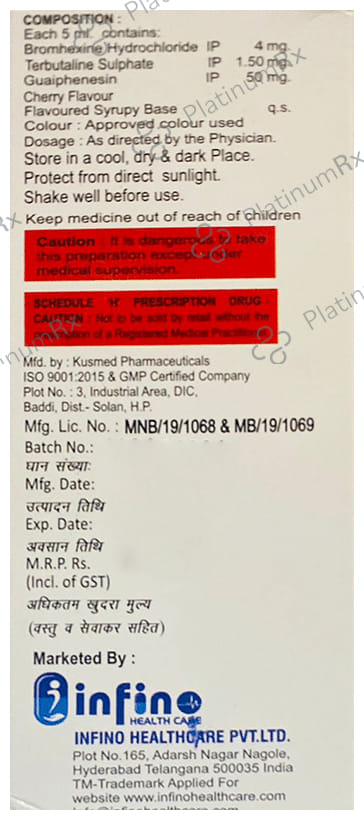 Bartuss BR Syrup Cherry 120ml