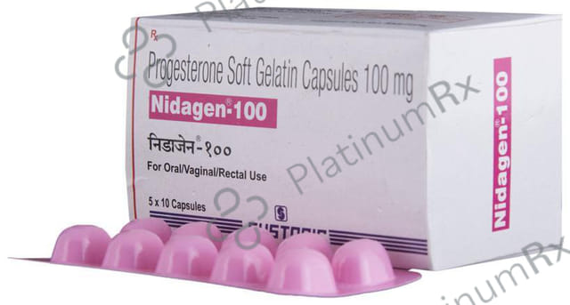 Nidagen 100mg Capsule 10s