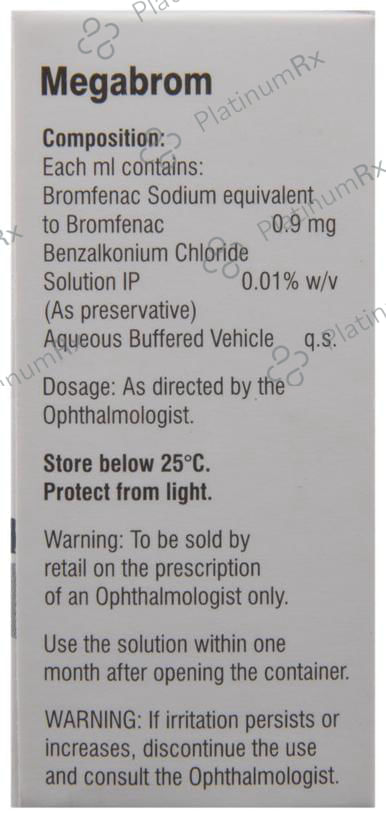 Megabrom 0.09% Eye Drop 5ml