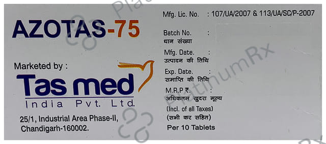 Azotas 75mg Tablet 10s
