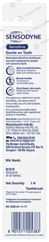 Sensodyne Soft Toothbrush 1s