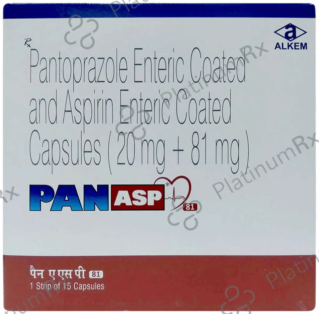 Pan ASP 81/20mg Capsule 15s