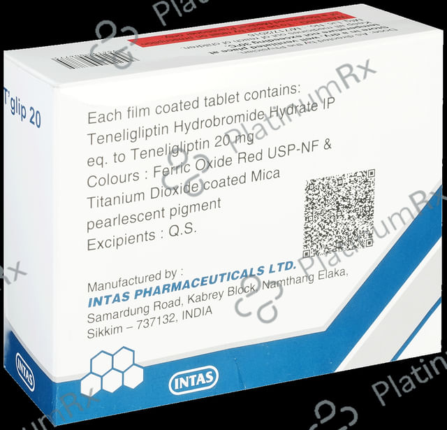 T Glip 20mg Tablet 20s