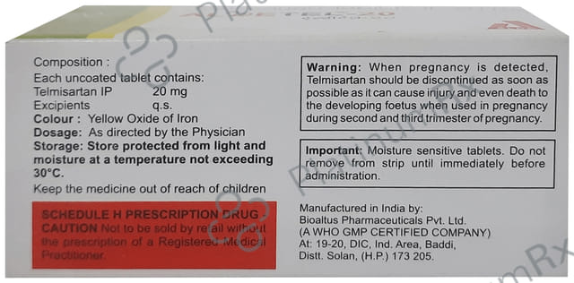 Aldetel 20mg Tablet 10s