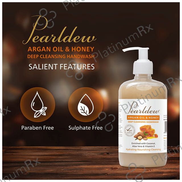 Pearldew Argan Oil & Honey Deep Cleansing Handwash (500ml Each) 1 Bottle