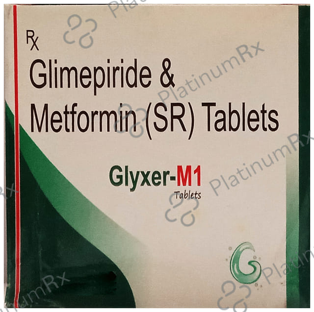 Glyxer M 1mg Tablet SR 10s