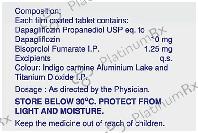 Corbis D 1.25/10mg Tablet 15s