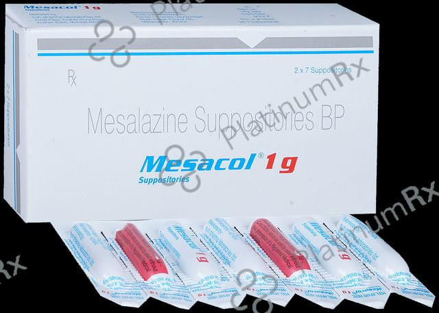 Mesacol 1gm Suppository 7s