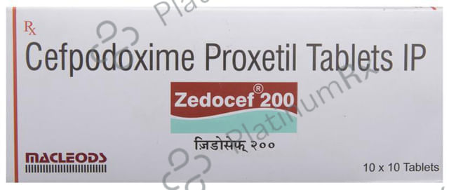 Zedocef 200mg Tablet 10s
