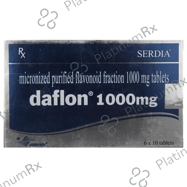 Daflon 1000mg Tablet 10 Tablet