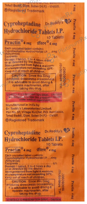 Practin 4mg Tablet 10s