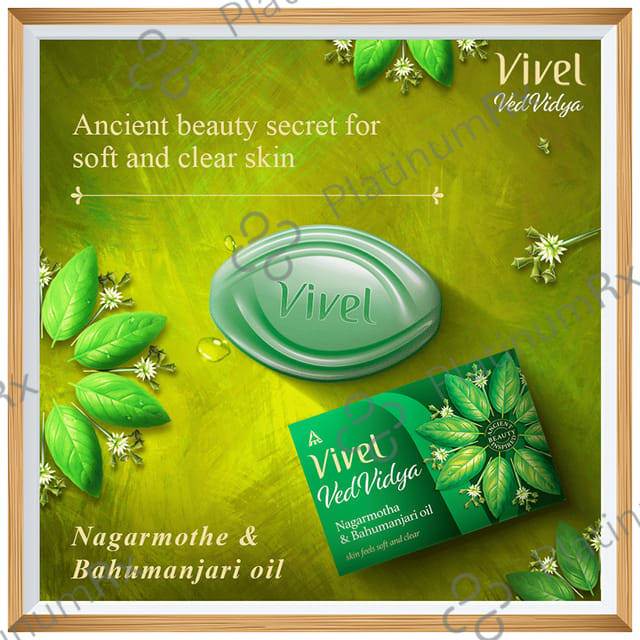 Vivel Vivel VedVidya Luxury Pack of Skincare Soap (100gm Each) 3 units