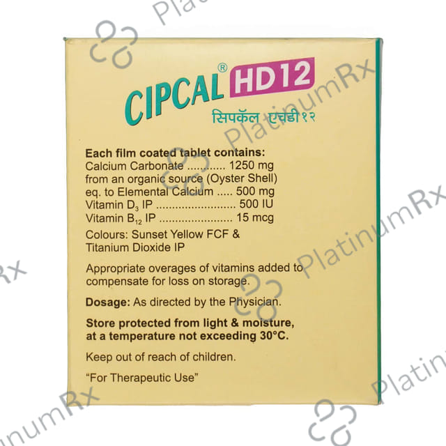 Cipcal HD 12 Tablet 15s