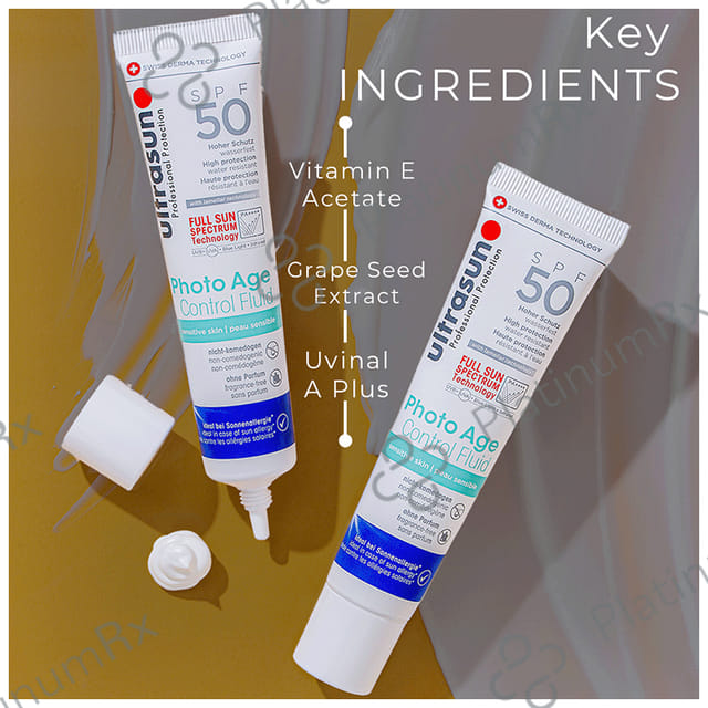 Ultrasun Photo Age Control Fluid Sunscreen SPF 50 Cream 40ml
