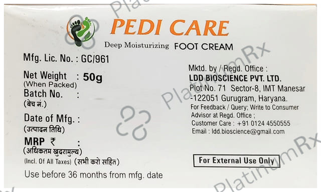 LDD Bioscience Pedi Care Deep Moisturizing Foot Cream