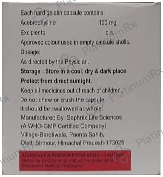 Acebrorest 100mg Capsule 10s