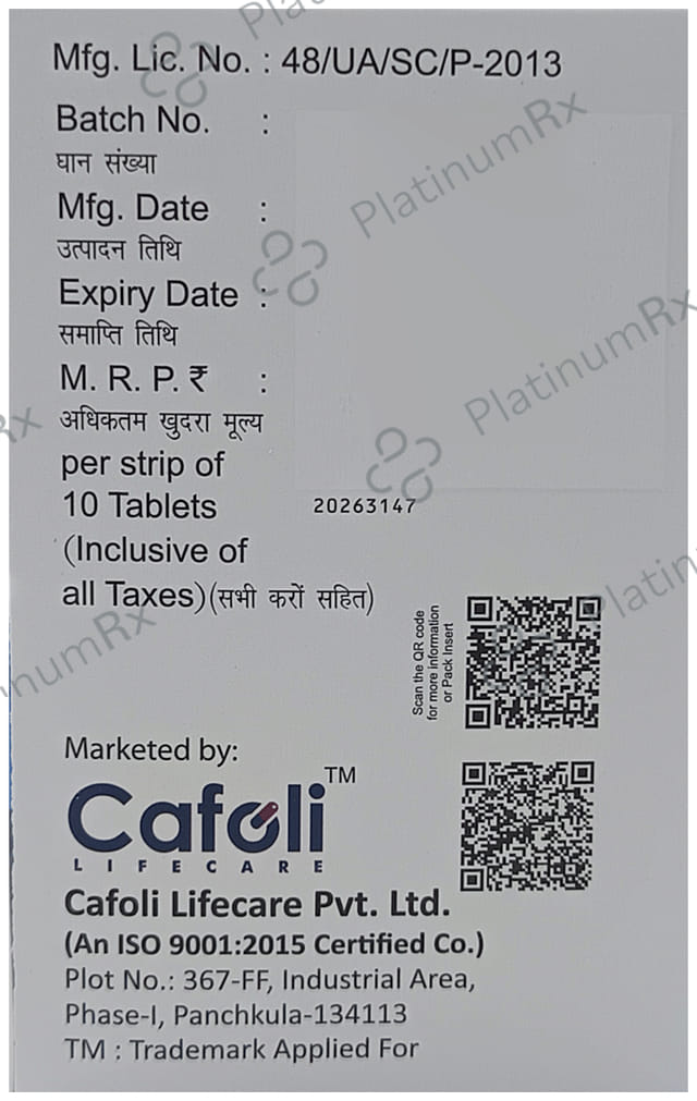 Cefuzrom 500/125mg CV Tablet 10s
