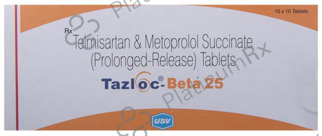 Tazloc Beta 40/25mg Tablet PR 10s