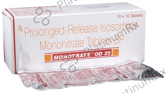 Monotrate OD 25mg Tablet PR 10s