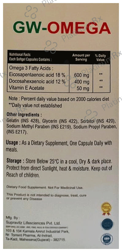 GW Omega Capsule 10s