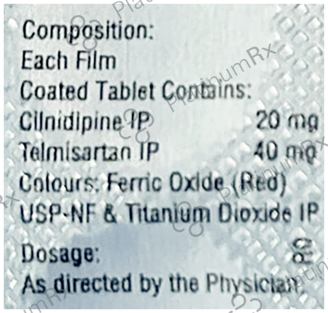 Dilnip T 20/40mg Tablet 10s