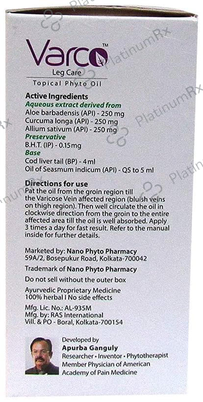 Varco Topical Phyto Oil 60ml