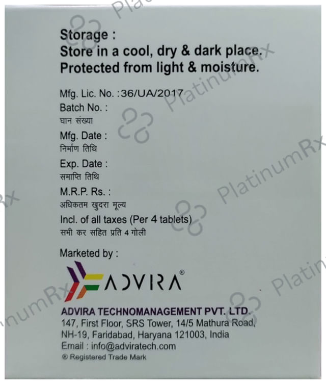 Advinafil 100mg Tablet 4s