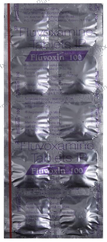 Fluvoxin 100mg Tablet 10s