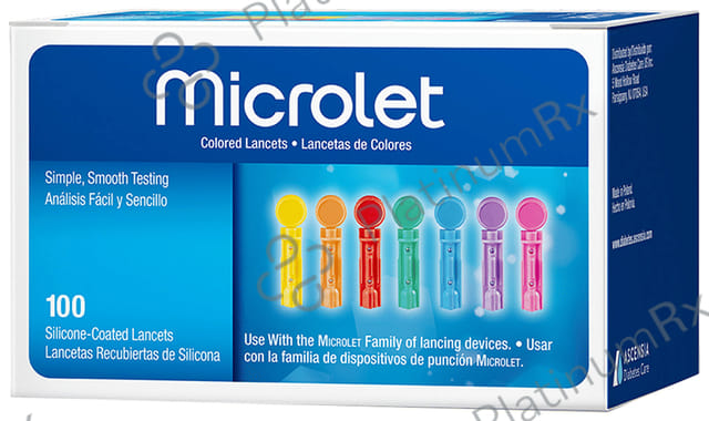 Microlet Colored Lancet 100s