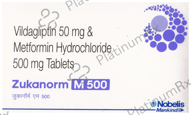 Zukanorm M 500/50mg Tablet 10s