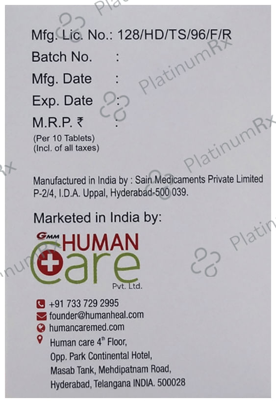 Humanc P 100/325mg Tablet 10s